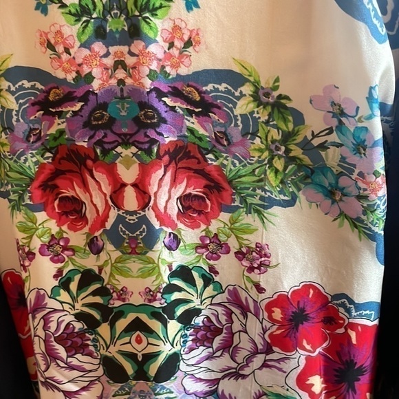 Johnny Was silk tropical coat (reversible) NWT (oversized) - Picture 6 of 14